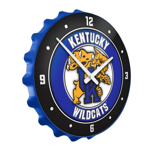 Kentucky Wildcats: Mascot - Bottle Cap Wall Clock - The Fan-Brand