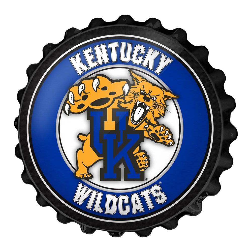 Kentucky Wildcats: Mascot - Bottle Cap Wall Sign - The Fan-Brand