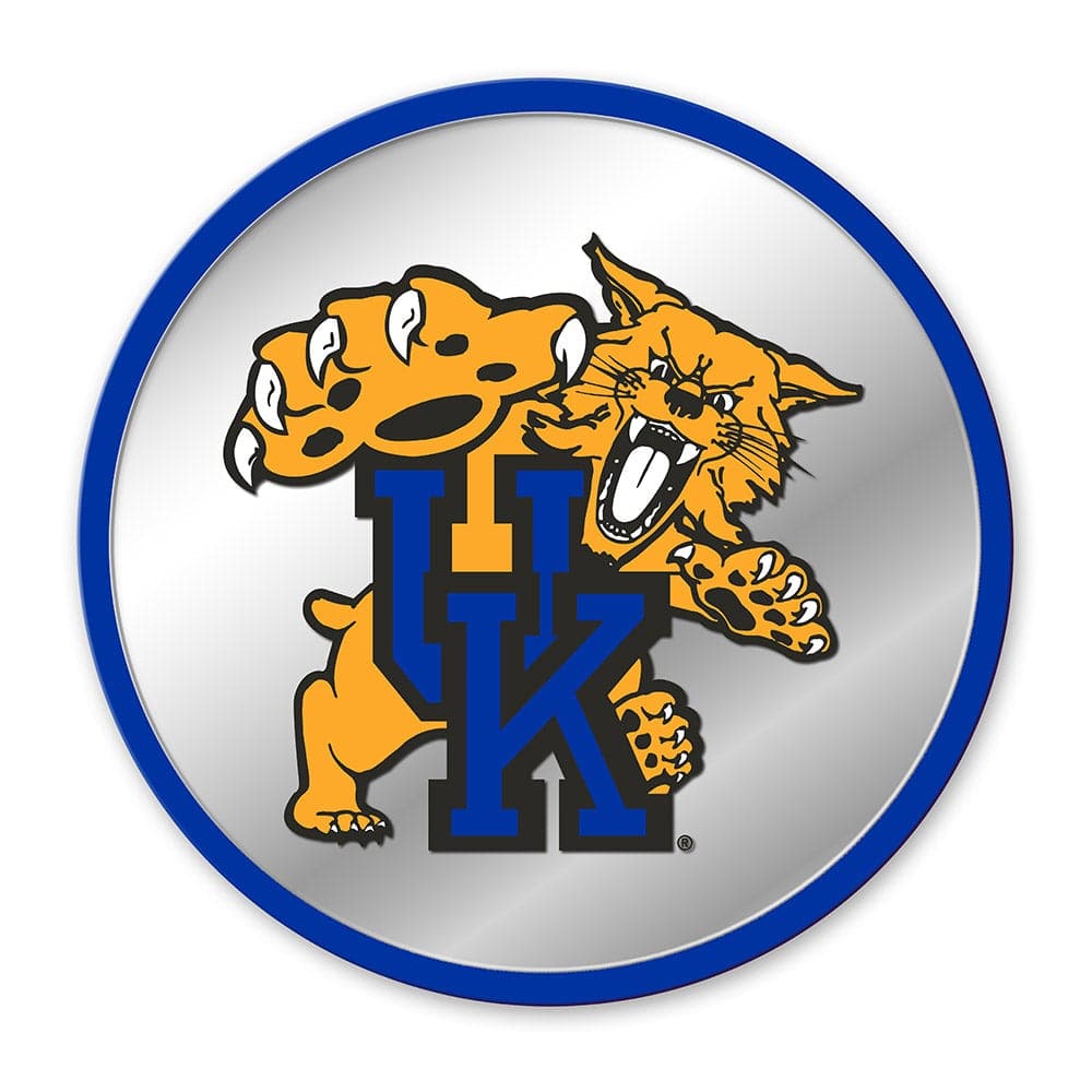 Kentucky Wildcats: Mascot - Modern Disc Mirrored Wall Sign - The Fan-Brand