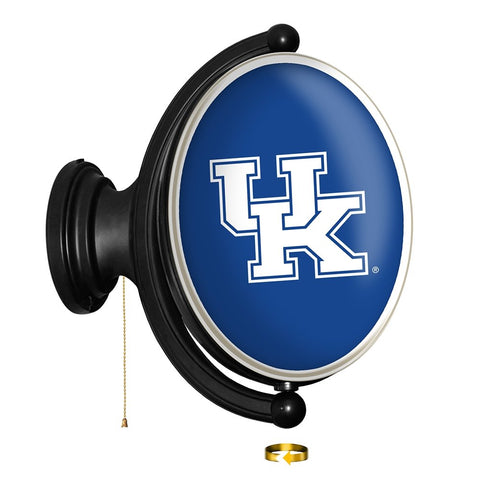 Kentucky Wildcats: Original Oval Rotating Lighted Wall Sign - The Fan-Brand