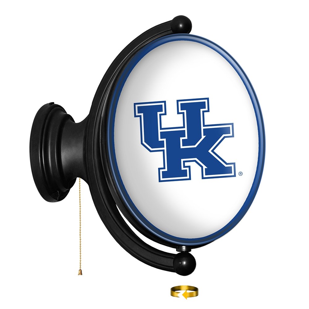 Kentucky Wildcats: Original Oval Rotating Lighted Wall Sign - The Fan-Brand