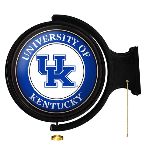 Kentucky Wildcats: Original Round Rotating Lighted Wall Sign - The Fan-Brand