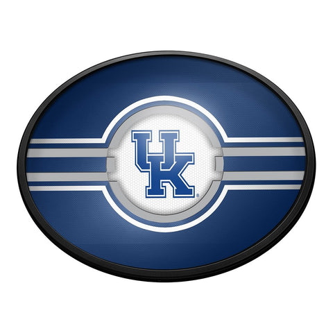 Kentucky Wildcats: Oval Slimline Lighted Wall Sign - The Fan-Brand