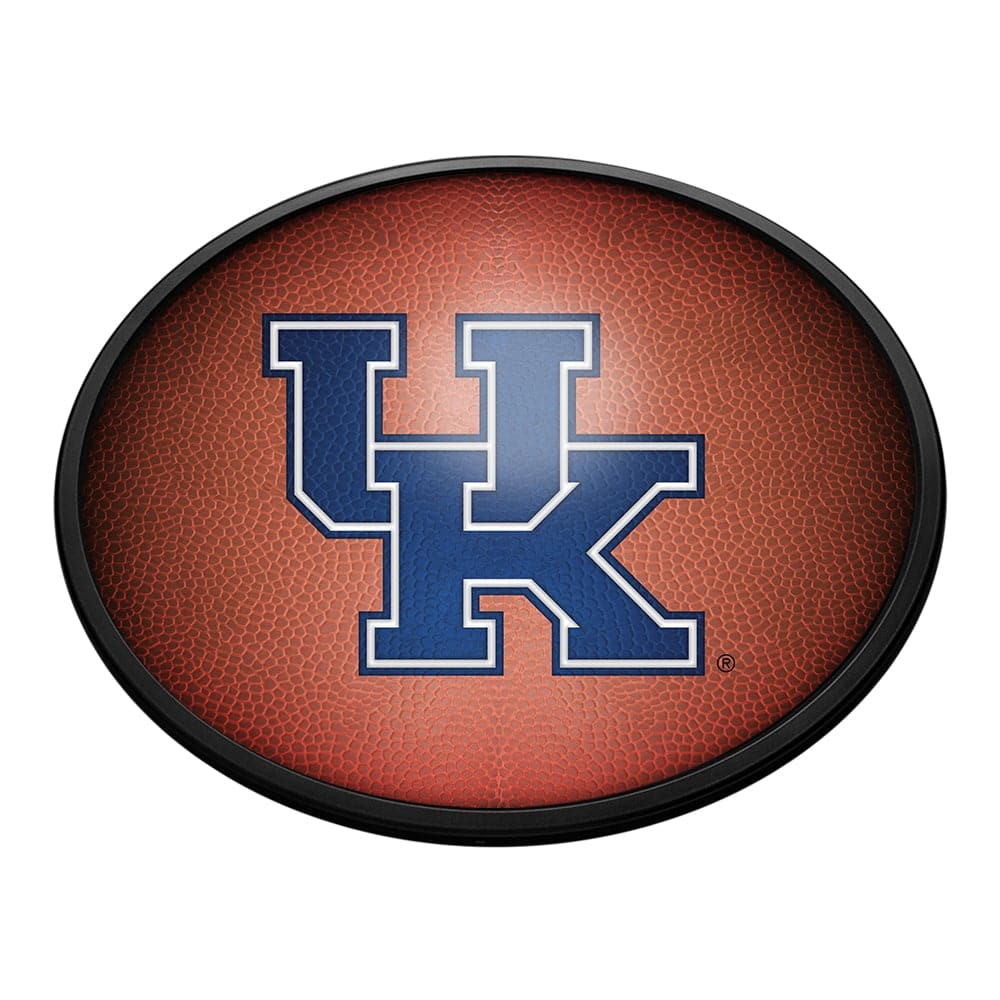Kentucky Wildcats: Pigskin - Oval Slimline Lighted Wall Sign - The Fan-Brand