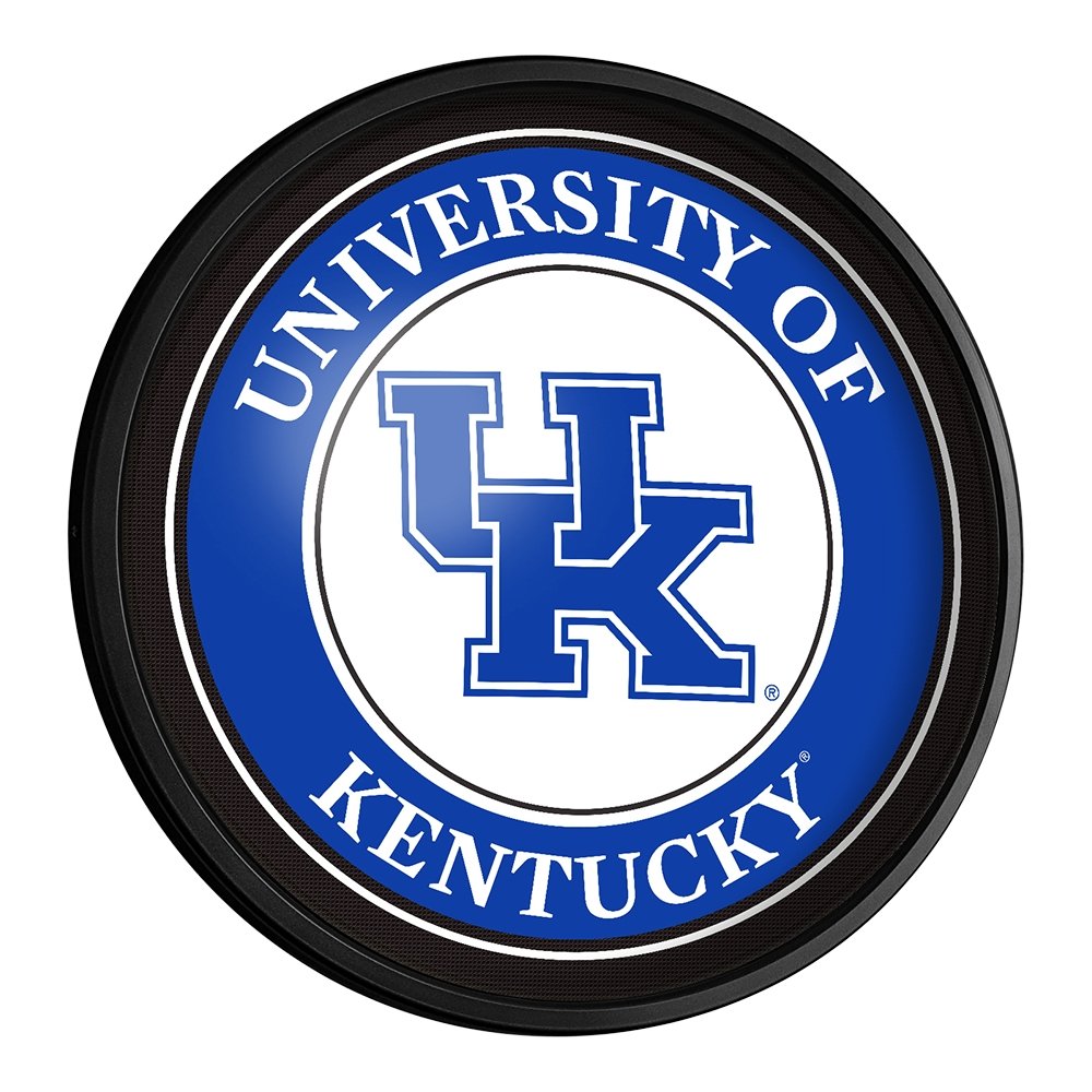 Kentucky Wildcats: Round Slimline Lighted Wall Sign - The Fan-Brand