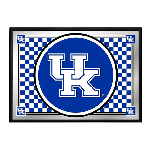 Kentucky Wildcats: Team Spirit - Framed Mirrored Wall Sign - The Fan-Brand
