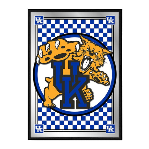 Kentucky Wildcats: Team Spirit, Mascot - Framed Mirrored Wall Sign - The Fan-Brand