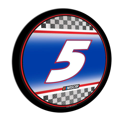 Kyle Larson: Checkered Flag - Modern Disc Wall Sign - The Fan-Brand