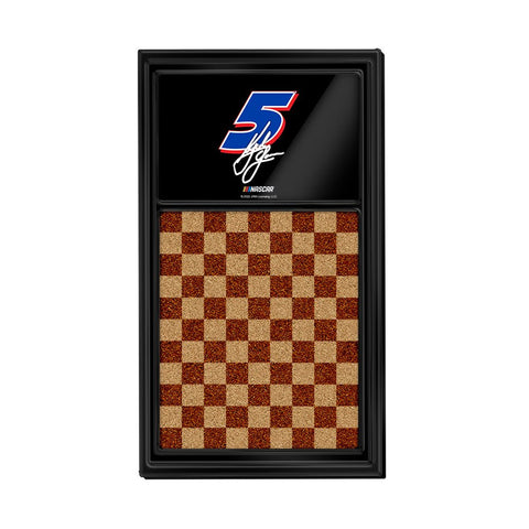 Kyle Larson: Dual Logo - Cork Note Board - The Fan-Brand