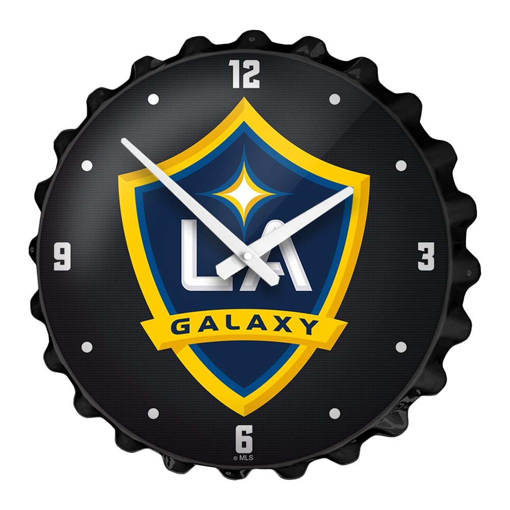 LA Galaxy: Bottle Cap Wall Clock - The Fan-Brand