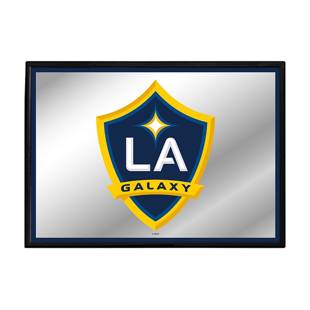 LA Galaxy: Framed Mirrored Wall Sign - The Fan-Brand