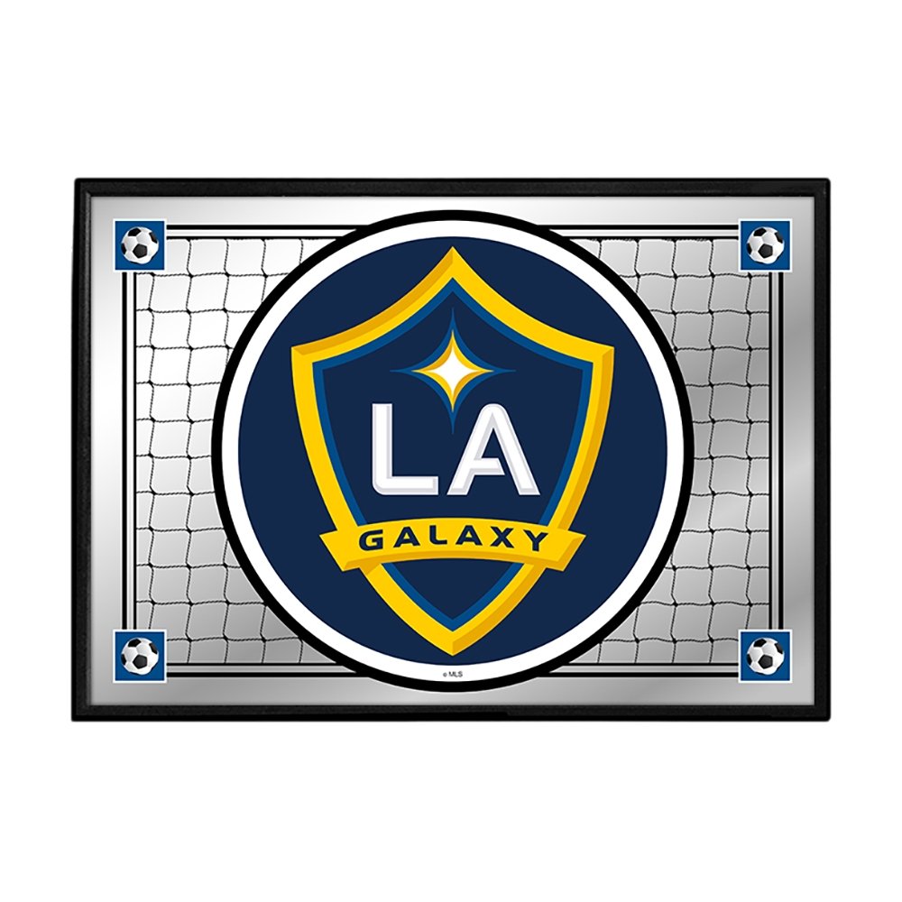 LA Galaxy: Team Spirit - Framed Mirrored Wall Sign - The Fan-Brand