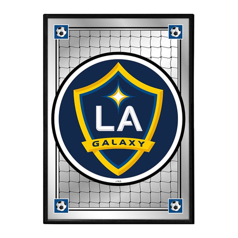 LA Galaxy: Team Spirit - Framed Mirrored Wall Sign - The Fan-Brand