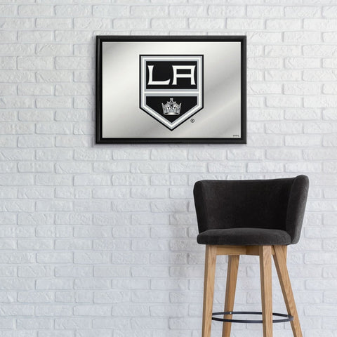LA Kings: Framed Mirrored Wall Sign - The Fan-Brand
