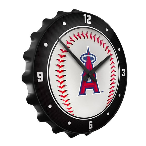 Los Angeles Angels: Baseball - Bottle Cap Wall Clock - The Fan-Brand