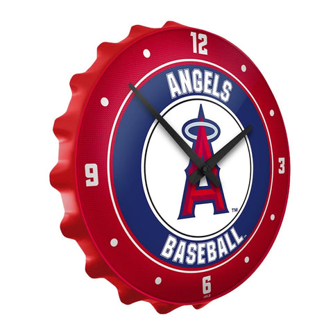 Los Angeles Angels: Bottle Cap Wall Clock - The Fan-Brand