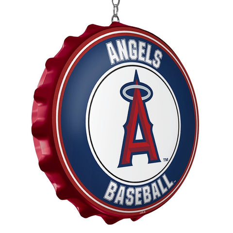 Los Angeles Angels: Double-Sided Bottle Cap Dangler - The Fan-Brand
