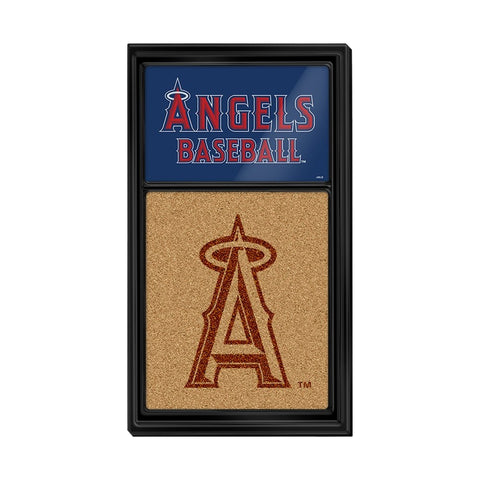 Los Angeles Angels: Dual Logo - Cork Note Board - The Fan-Brand