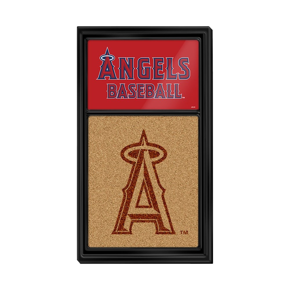 Los Angeles Angels: Dual Logo - Cork Note Board - The Fan-Brand