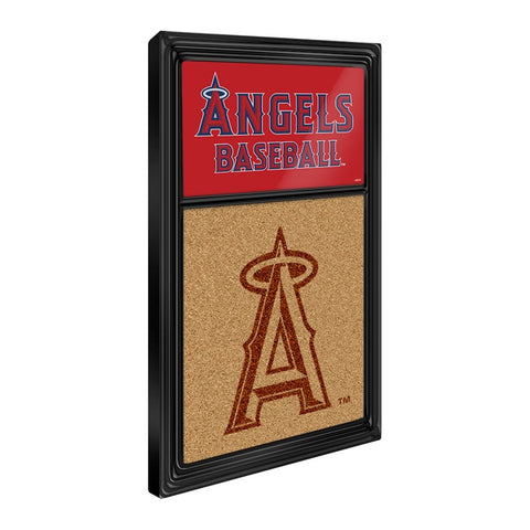 Los Angeles Angels: Dual Logo - Cork Note Board - The Fan-Brand