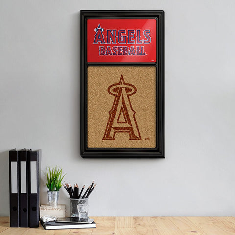 Los Angeles Angels: Dual Logo - Cork Note Board - The Fan-Brand