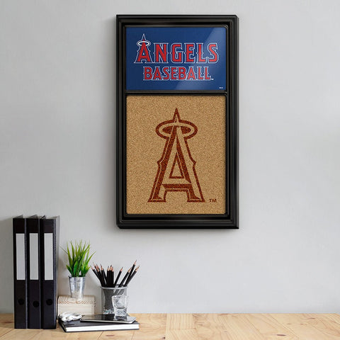 Los Angeles Angels: Dual Logo - Cork Note Board - The Fan-Brand