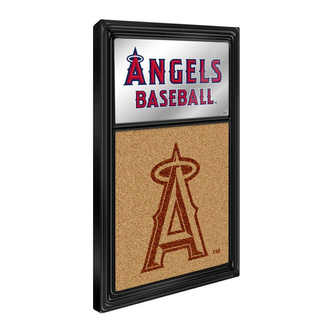Los Angeles Angels: Dual Logo - Mirrored Dry Erase Note Board - The Fan-Brand
