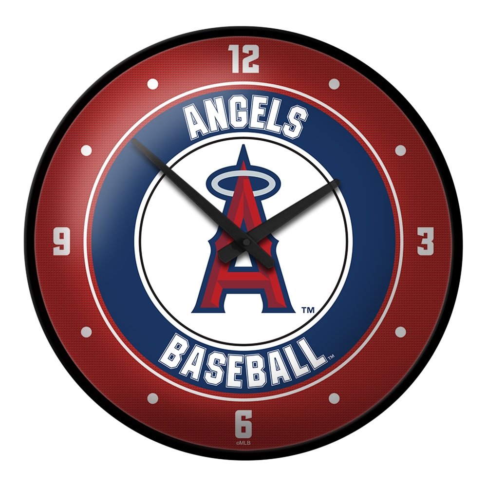 Los Angeles Angels: Modern Disc Wall Clock - The Fan-Brand