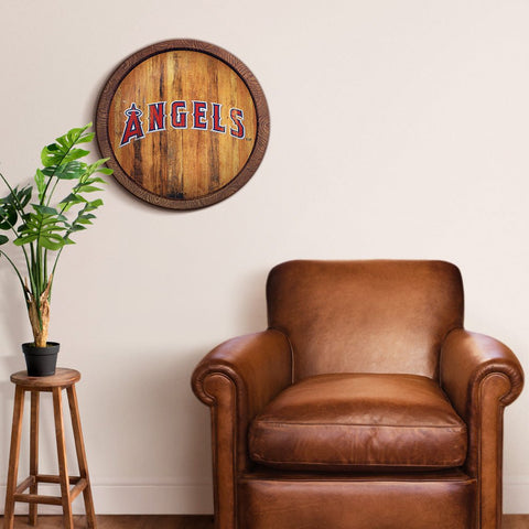 Los Angeles Angels: Wordmark - Weathered 
