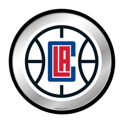 Los Angeles Clippers: Modern Disc Mirrored Wall Sign - The Fan-Brand