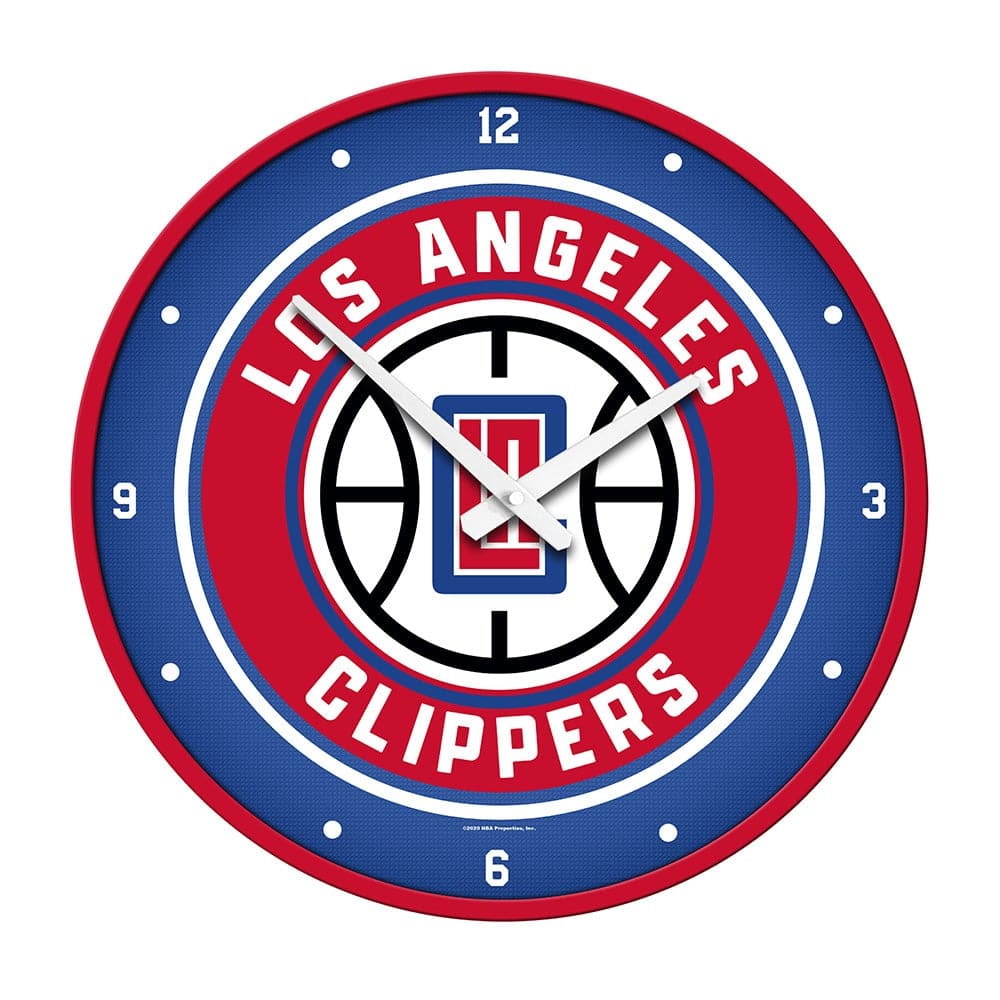 Los Angeles Clippers: Modern Disc Wall Clock - The Fan-Brand