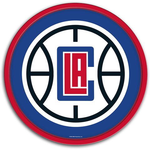 Los Angeles Clippers: Modern Disc Wall Sign - The Fan-Brand