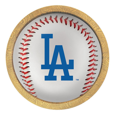 Los Angeles Dodgers: Barrel Framed Lighted Wall Sign - The Fan-Brand