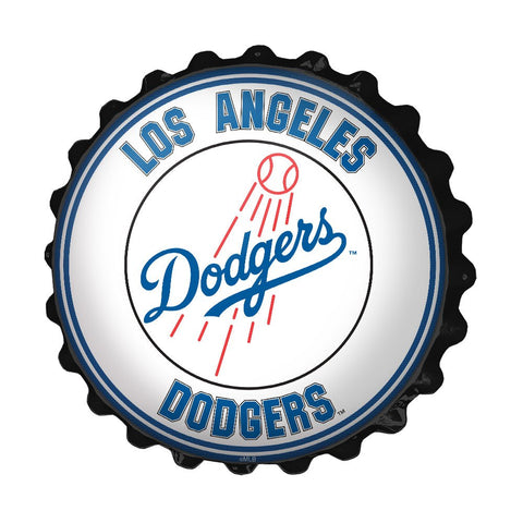 Los Angeles Dodgers: Bottle Cap Wall Sign - The Fan-Brand