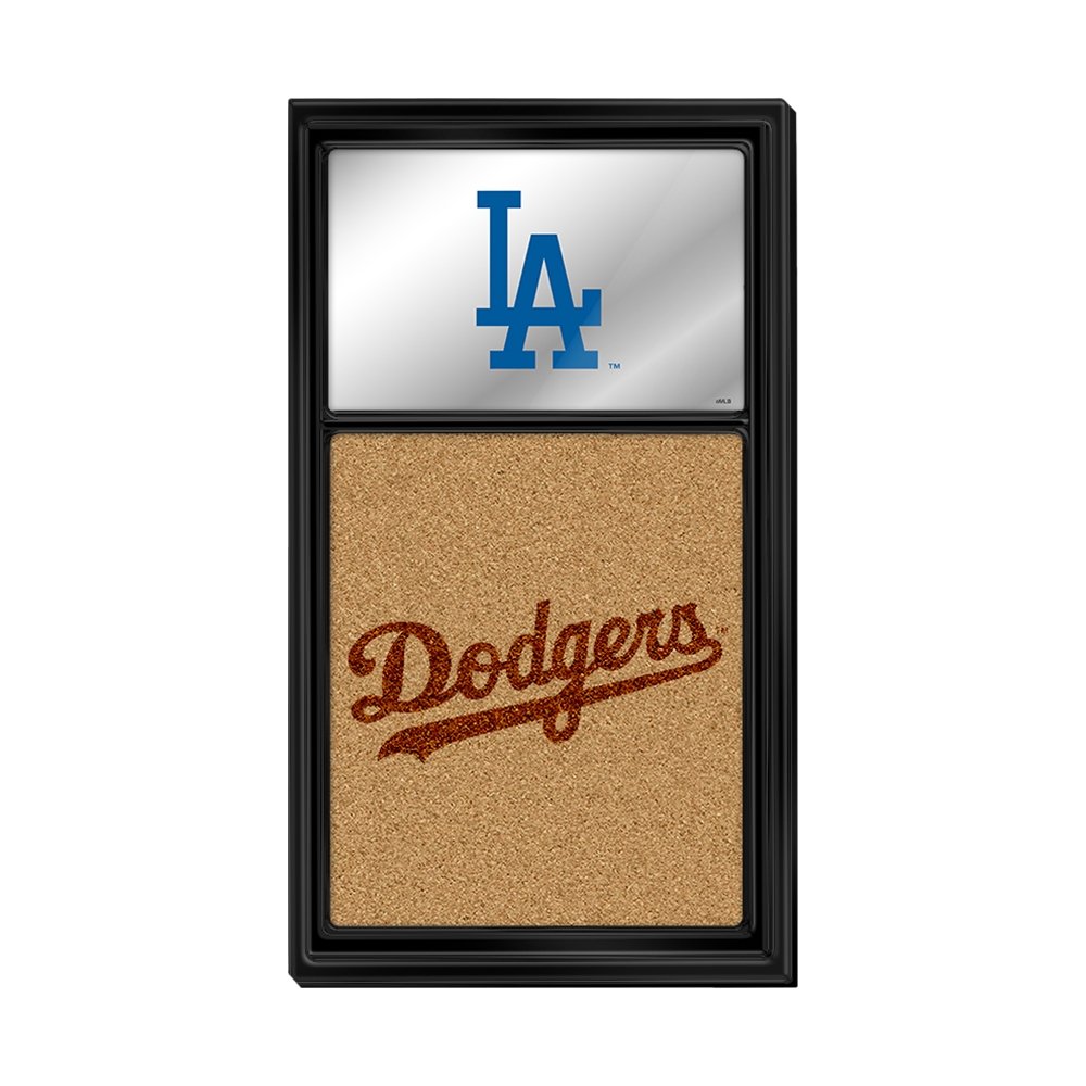 Los Angeles Dodgers: Dual Logo - Mirrored Dry Erase Note Board - The Fan-Brand