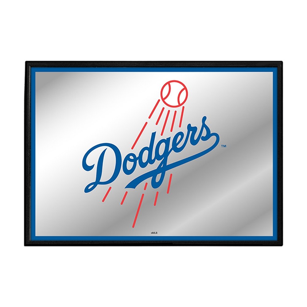 Los Angeles Dodgers: Framed Mirrored Wall Sign - The Fan-Brand