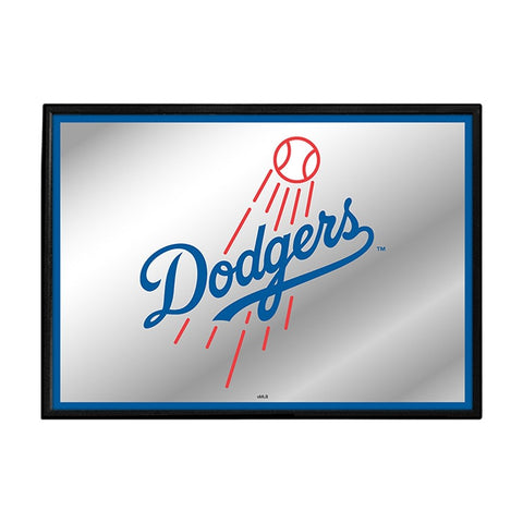 Los Angeles Dodgers: Framed Mirrored Wall Sign - The Fan-Brand