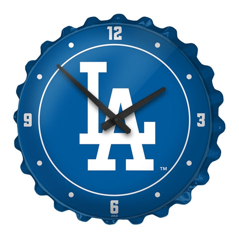 Los Angeles Dodgers: Logo - Bottle Cap Wall Clock - The Fan-Brand