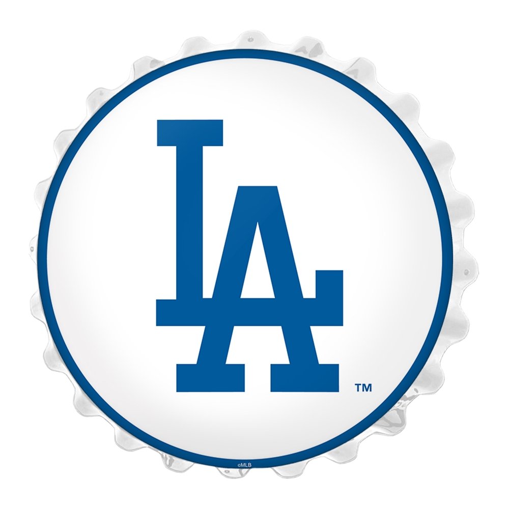 Los Angeles Dodgers: Logo - Bottle Cap Wall Light - The Fan-Brand