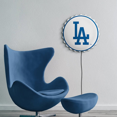 Los Angeles Dodgers: Logo - Bottle Cap Wall Light - The Fan-Brand