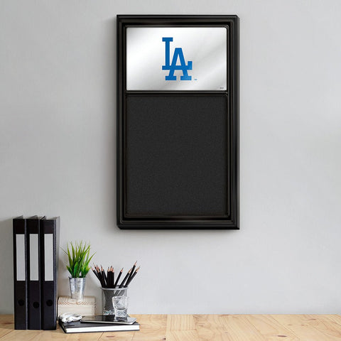 Los Angeles Dodgers: Logo - Mirrored Chalk Note Board - The Fan-Brand