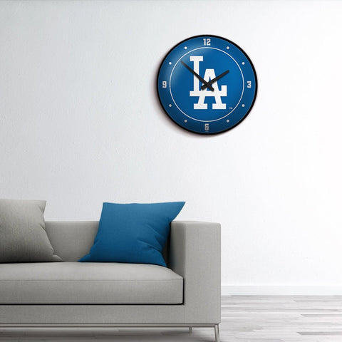 Los Angeles Dodgers: Logo - Modern Disc Wall Clock - The Fan-Brand