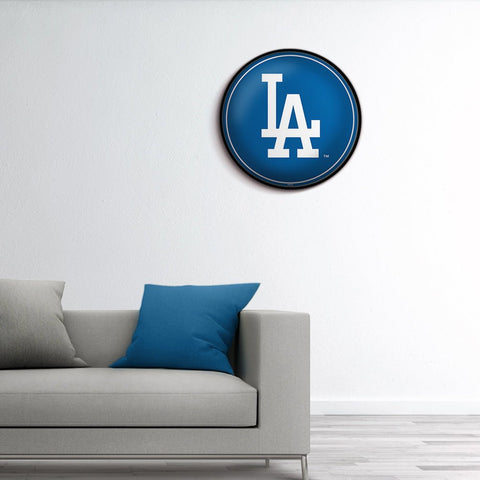 Los Angeles Dodgers: Logo - Modern Disc Wall Sign - The Fan-Brand