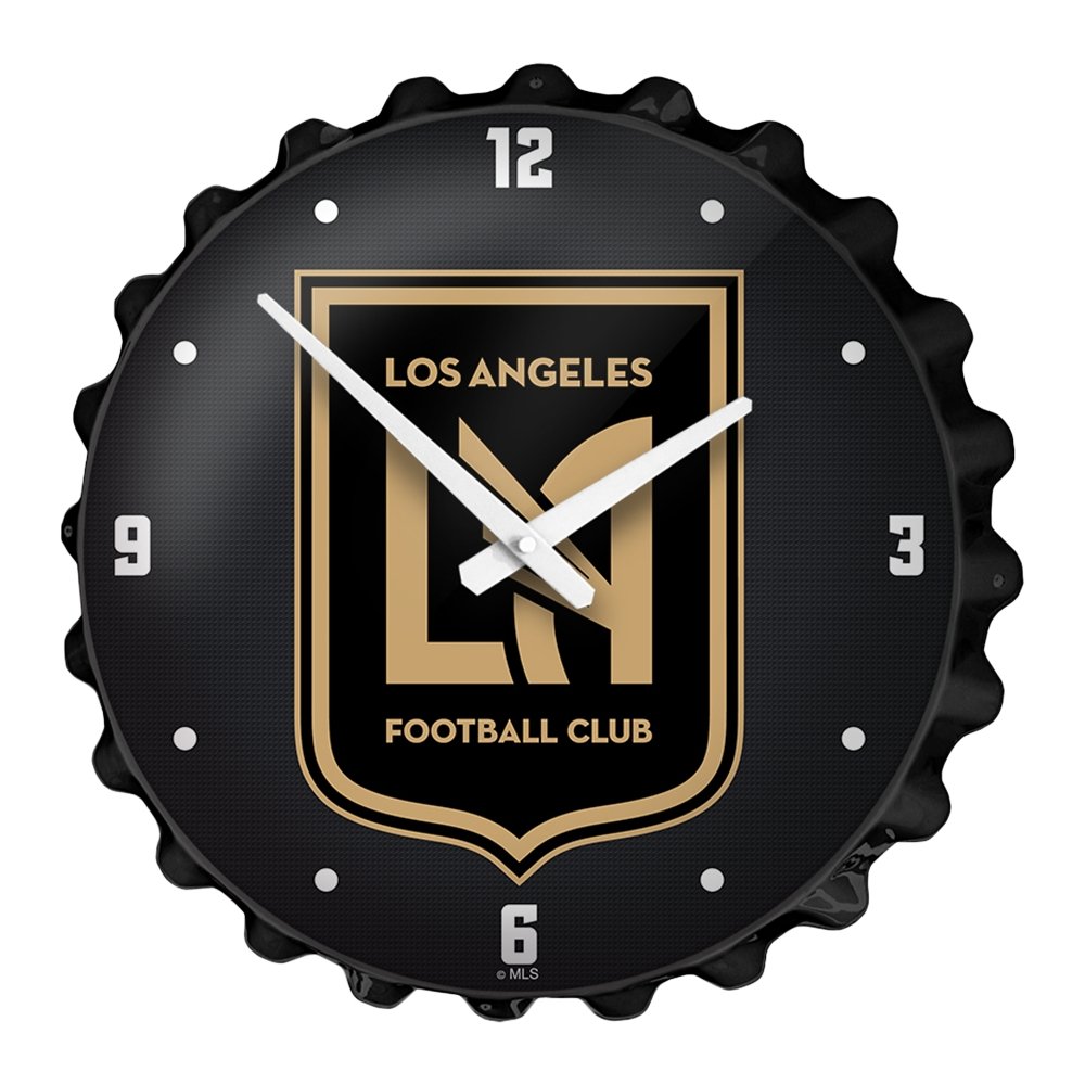 Los Angeles Football Club: Bottle Cap Wall Clock - The Fan-Brand