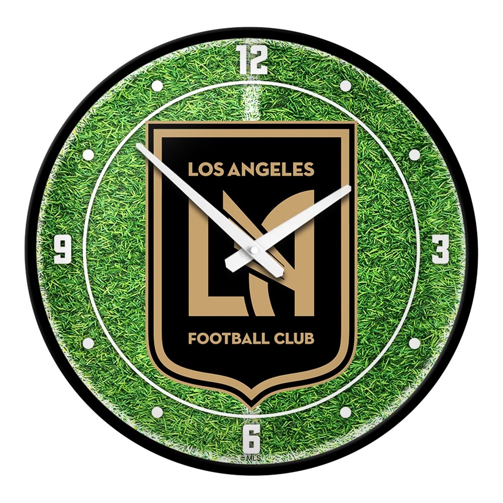 Los Angeles Football Club: Pitch - Modern Disc Wall Clock - The Fan-Brand