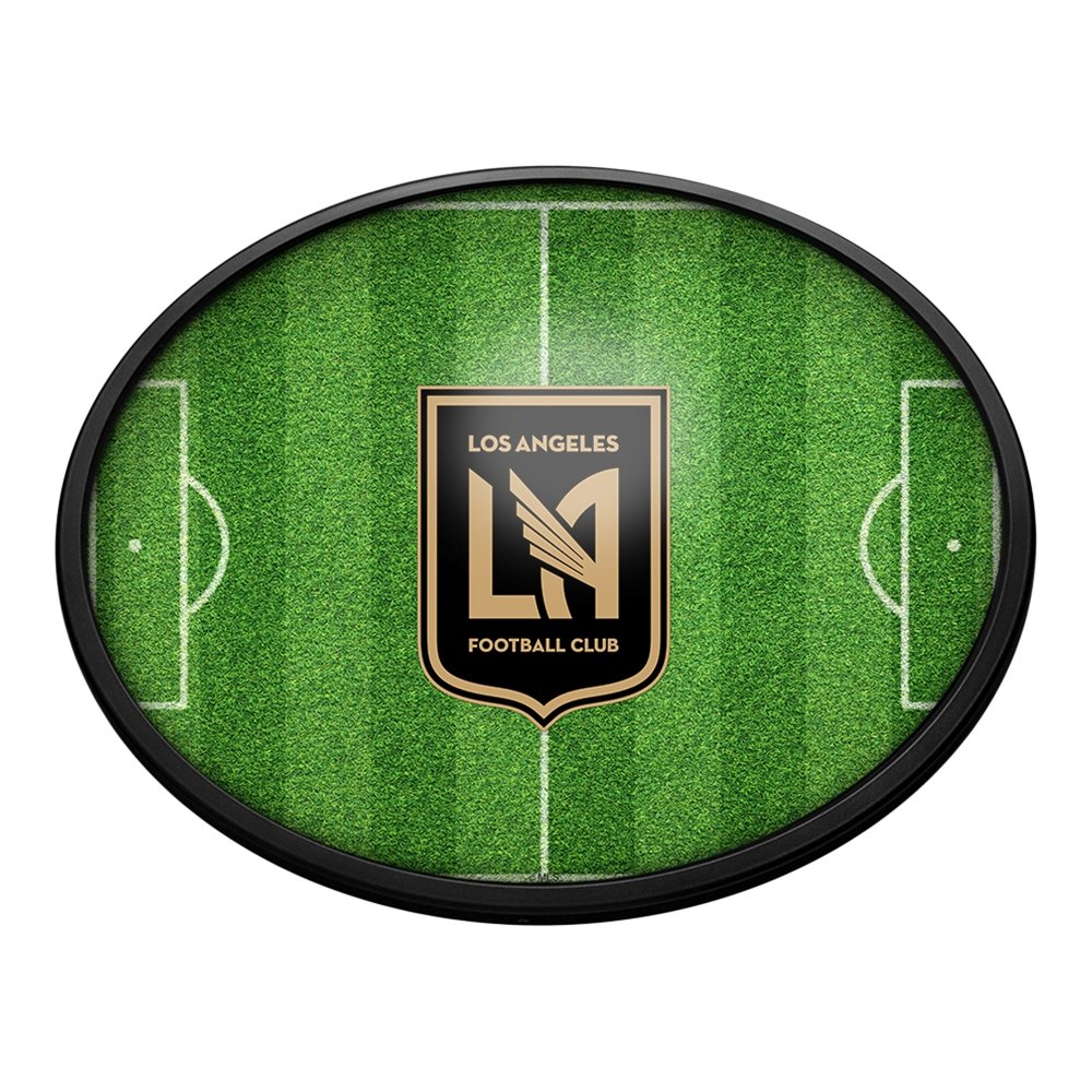 Los Angeles Football Club: Pitch - Oval Slimline Lighted Wall Sign - The Fan-Brand