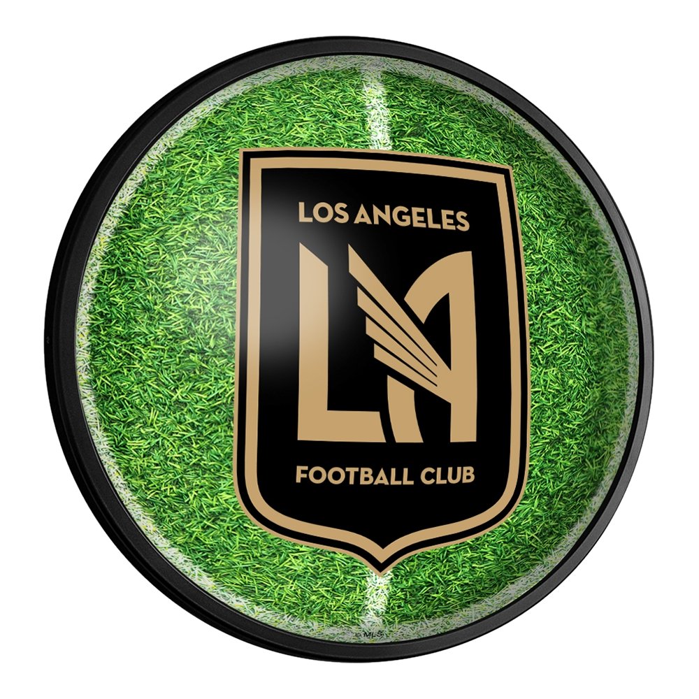 Los Angeles Football Club: Pitch - Round Slimline Lighted Wall Sign - The Fan-Brand