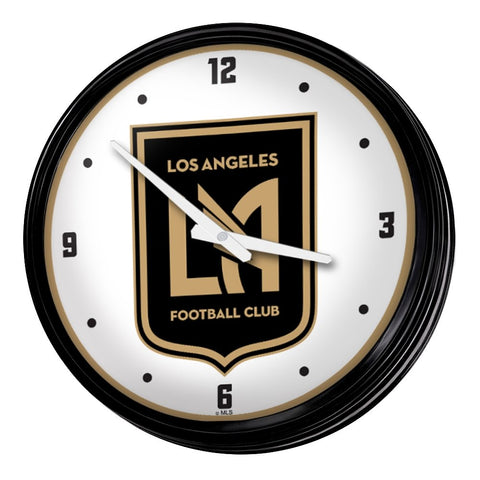 Los Angeles Football Club: Retro Lighted Wall Clock - The Fan-Brand