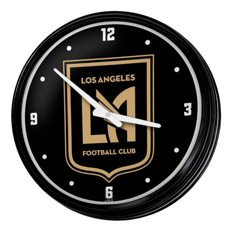 Los Angeles Football Club: Retro Lighted Wall Clock - The Fan-Brand