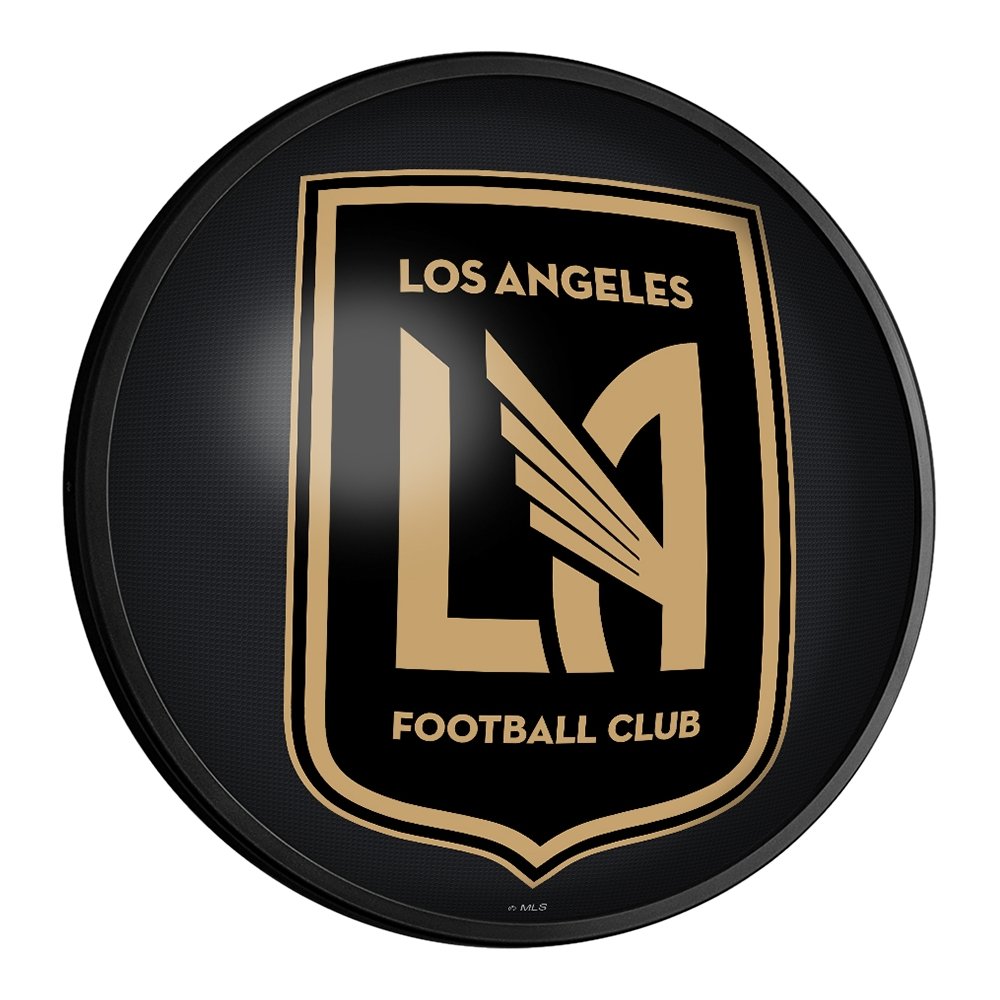Los Angeles Football Club: Round Slimline Lighted Wall Sign - The Fan-Brand